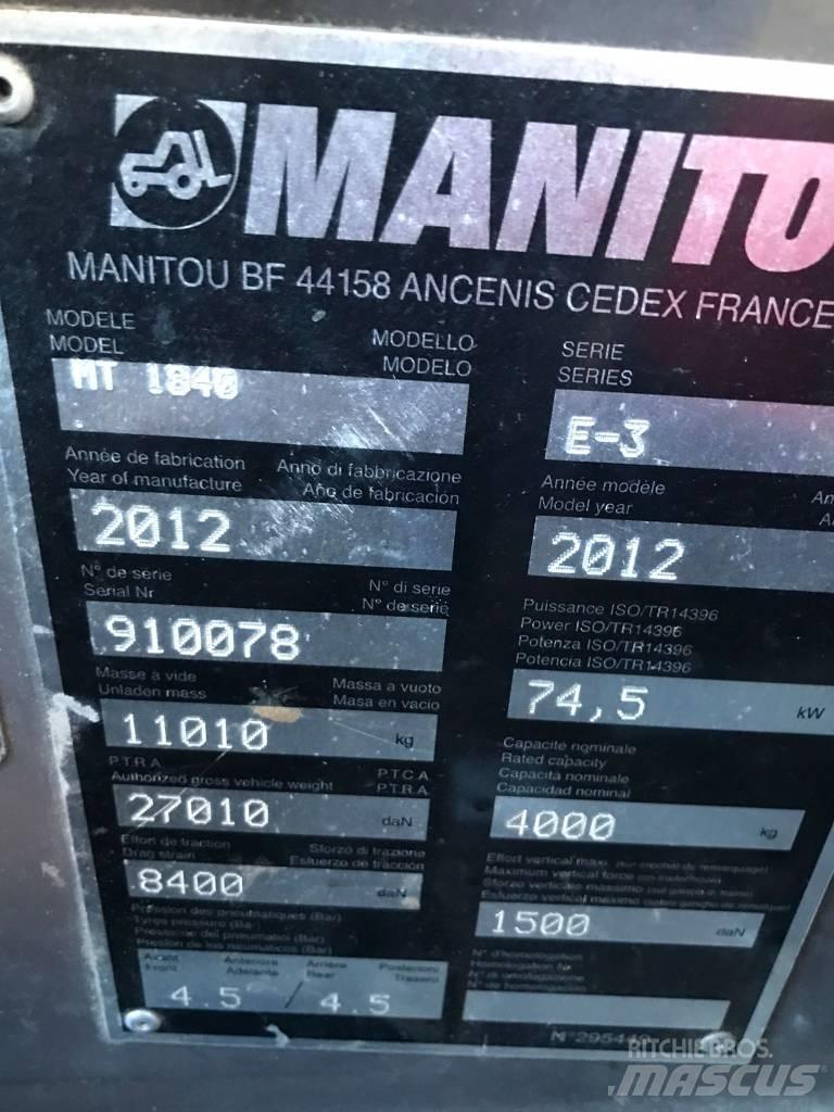 Manitou MT 1840 Manipuladores telescópicos
