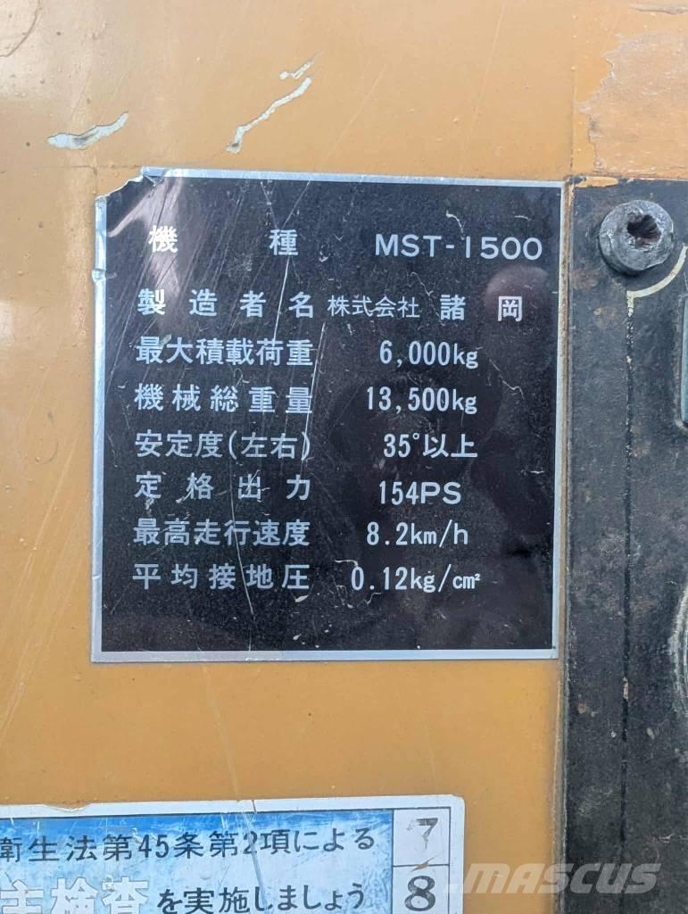 Morooka MST 1500 Dumpers de lagartas