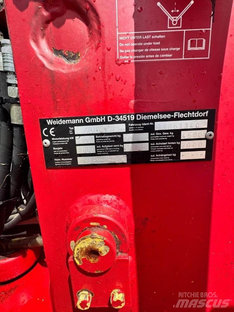 Weidemann 3006 Pás carregadoras de rodas