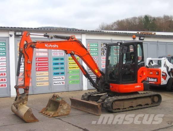 Kubota U55-4 Mini Escavadoras <7t