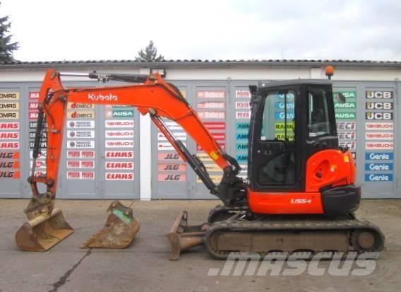 Kubota U55-4 Mini Escavadoras <7t