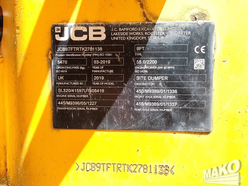 JCB 9TFT Dumpers de obras