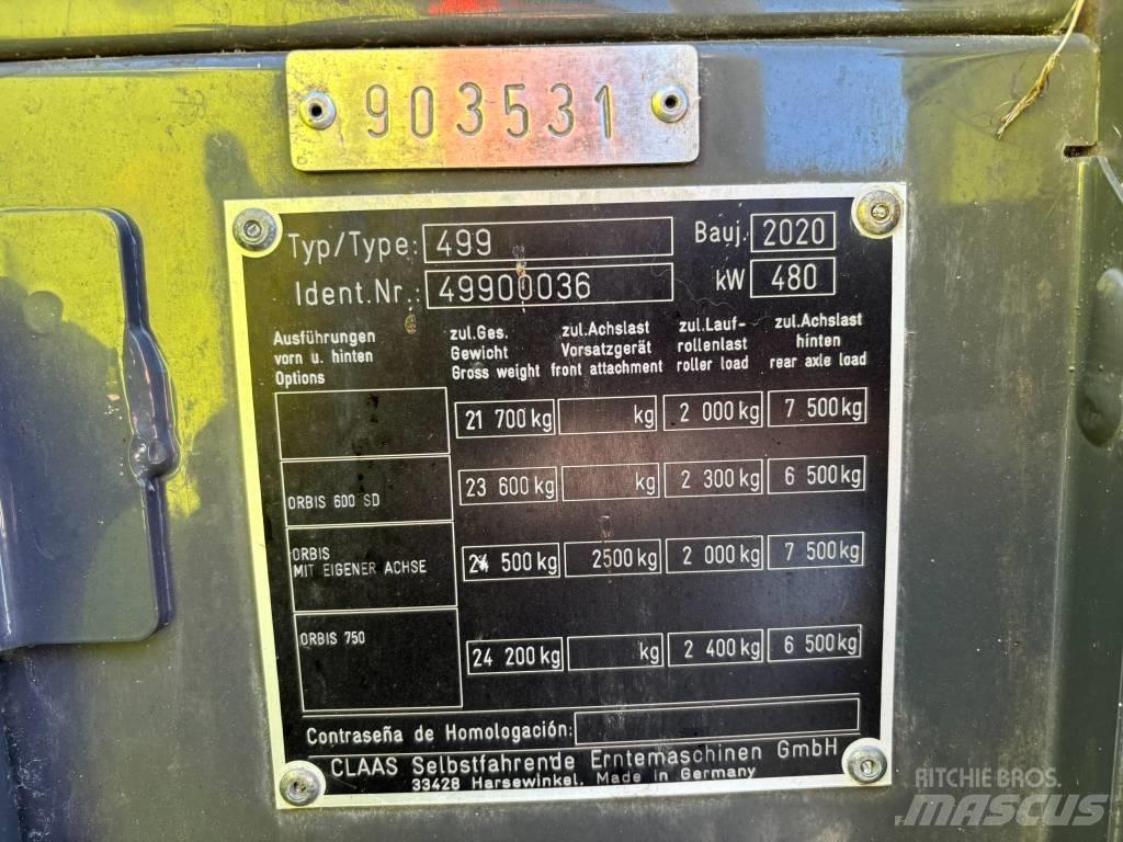 CLAAS Jaguar 960 4WD Forrageiras auto-propulsionadas