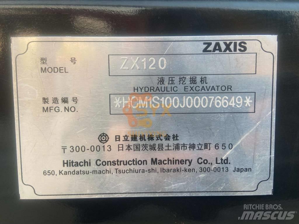 Hitachi ZX 120 Escavadoras de rastos