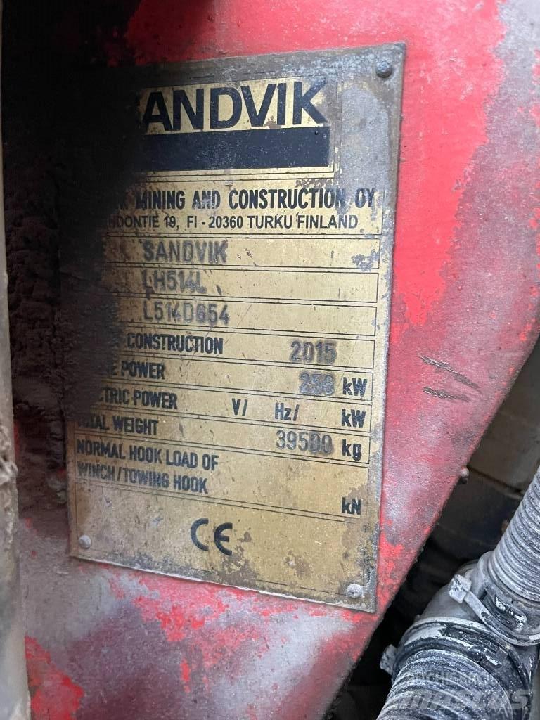 Sandvik LH 514 Carregadoras subterrâneas
