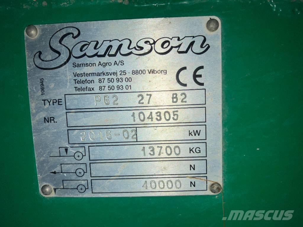 Samson PG2 27 Camiões-cisterna de lamas
