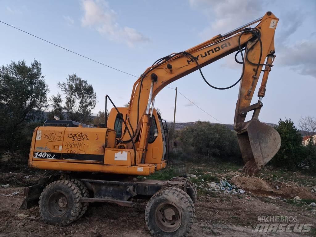 Hyundai 140W-7 Escavadoras de rodas