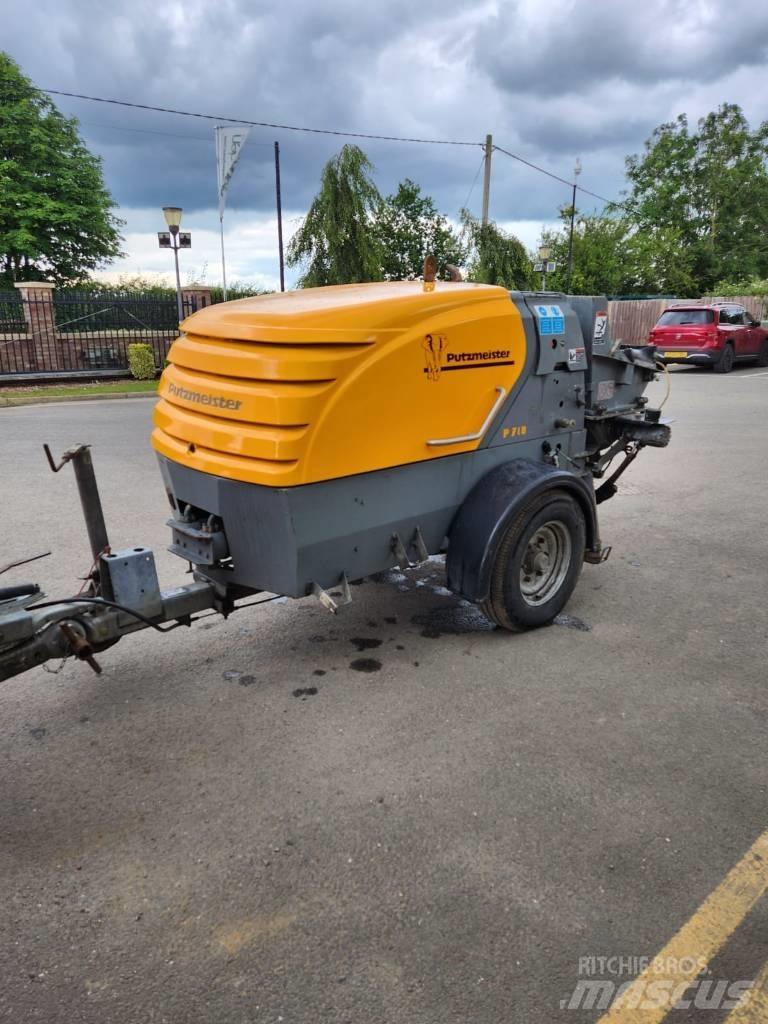 Putzmeister P 718 Bombas de Betonilha