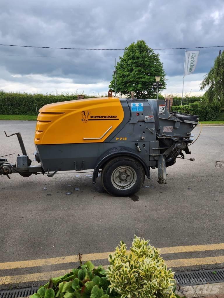 Putzmeister P 718 Bombas de Betonilha