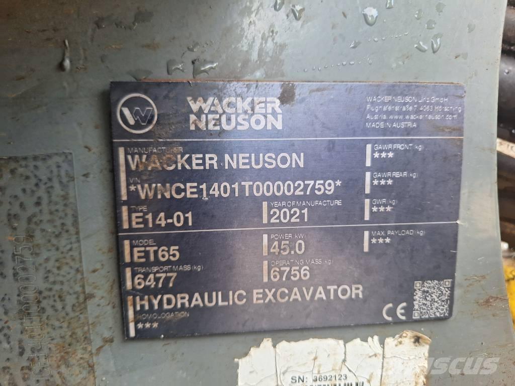 Wacker Neuson ET 65 Escavadoras de rastos