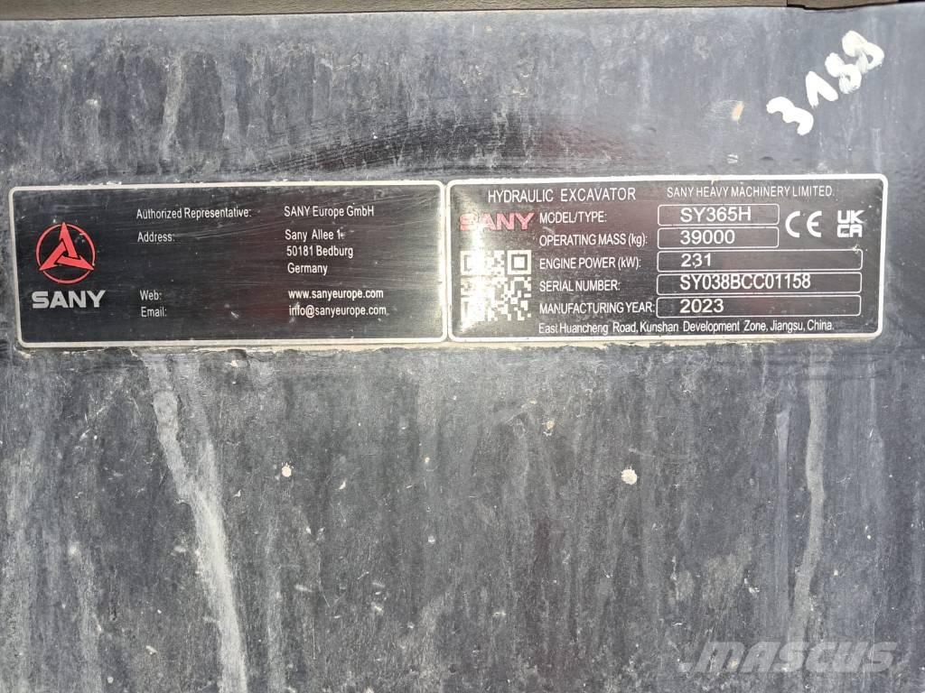 Sany SY 365 H Escavadoras de rastos
