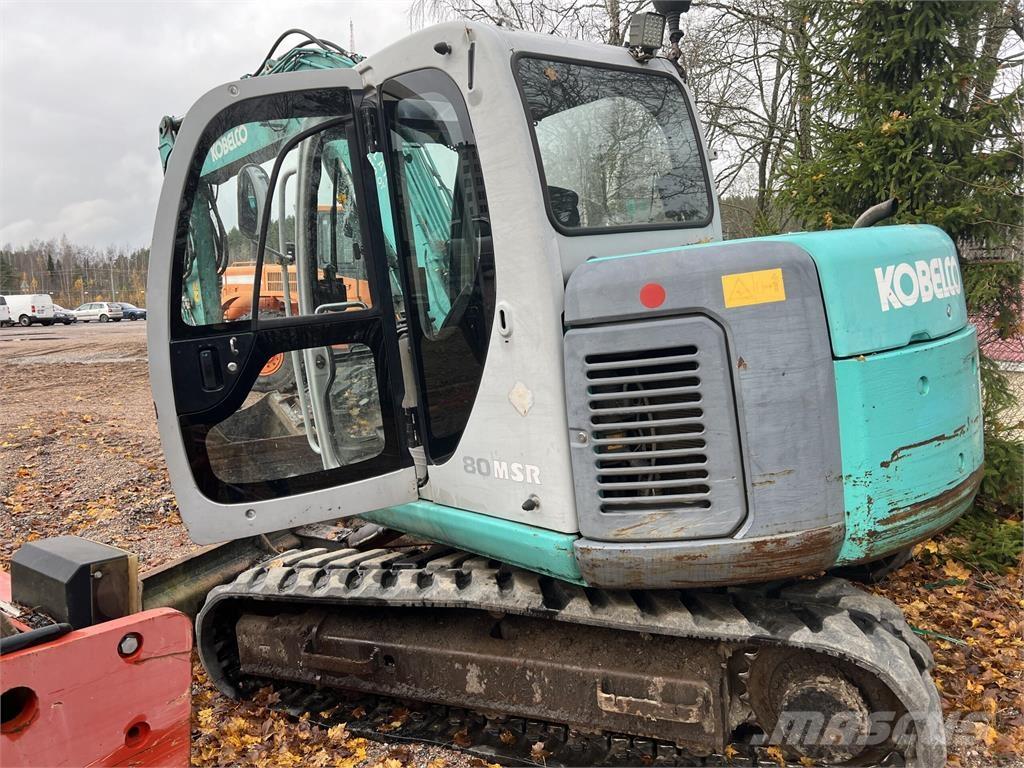 Kobelco 80 MSR Escavadoras Midi 7t - 12t