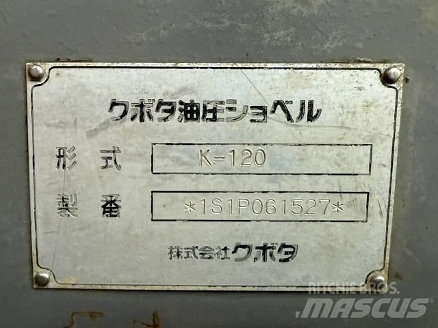Kubota K-120 Escavadoras de rastos
