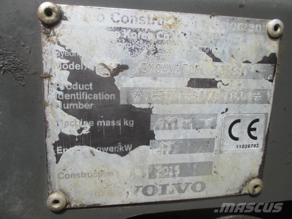 Volvo ECR 88 D Escavadoras Midi 7t - 12t