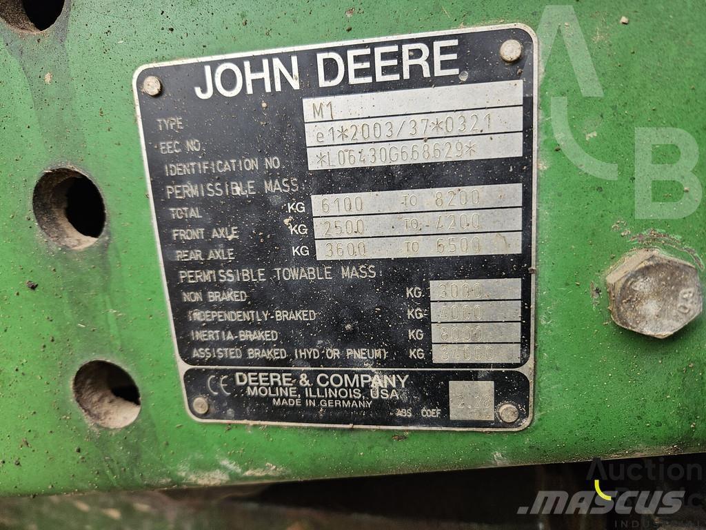 John Deere 6430 Tratores Agrícolas usados