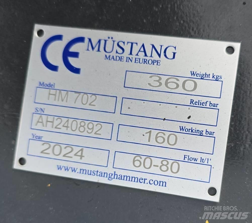 Mustang HM702 Martelos Hidráulicos