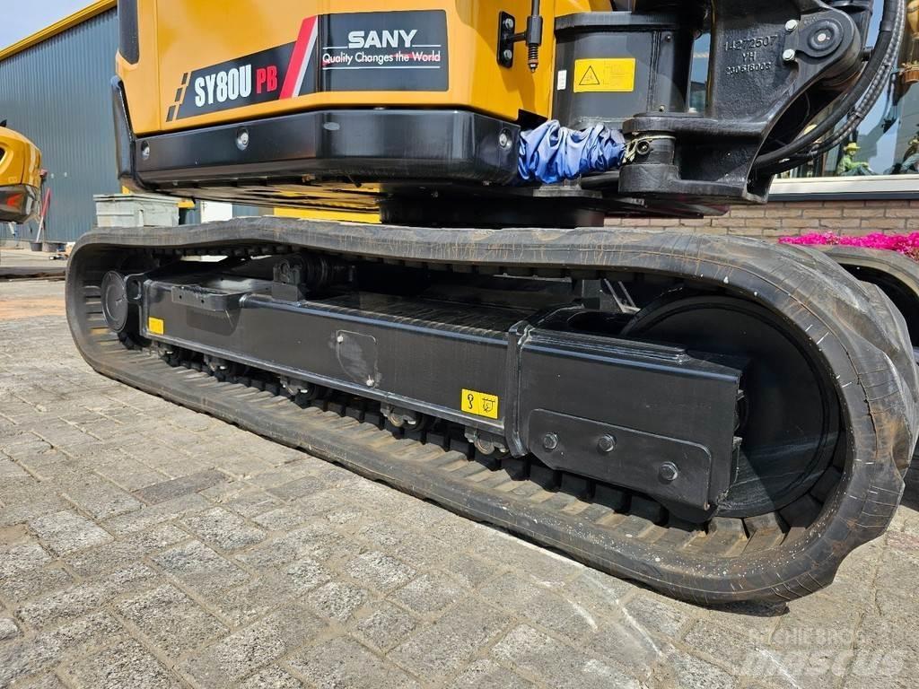 Sany SY80U Escavadoras Midi 7t - 12t