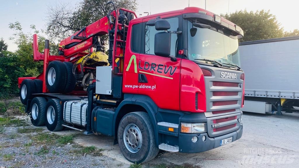 Scania R500 Camiões de transporte de troncos