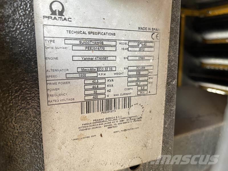Pramac GSW 45 Geradores Diesel