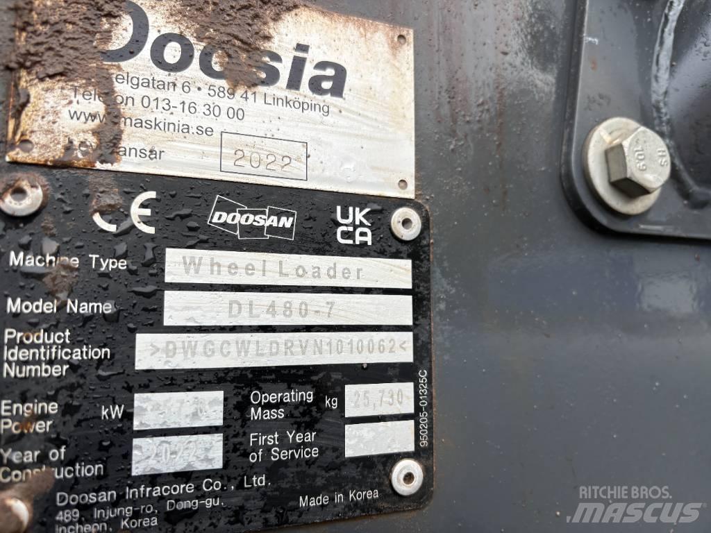 Develon DL480-7 Pás carregadoras de rodas