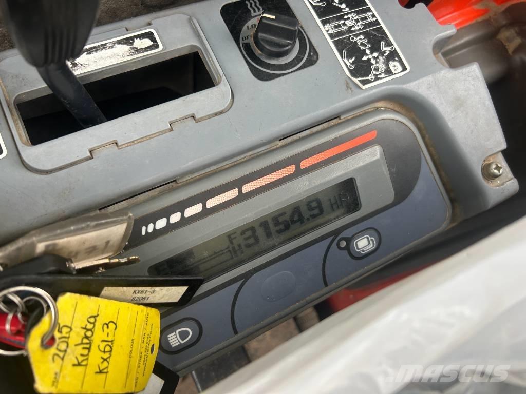 Kubota KX61-3 Mini Escavadoras <7t