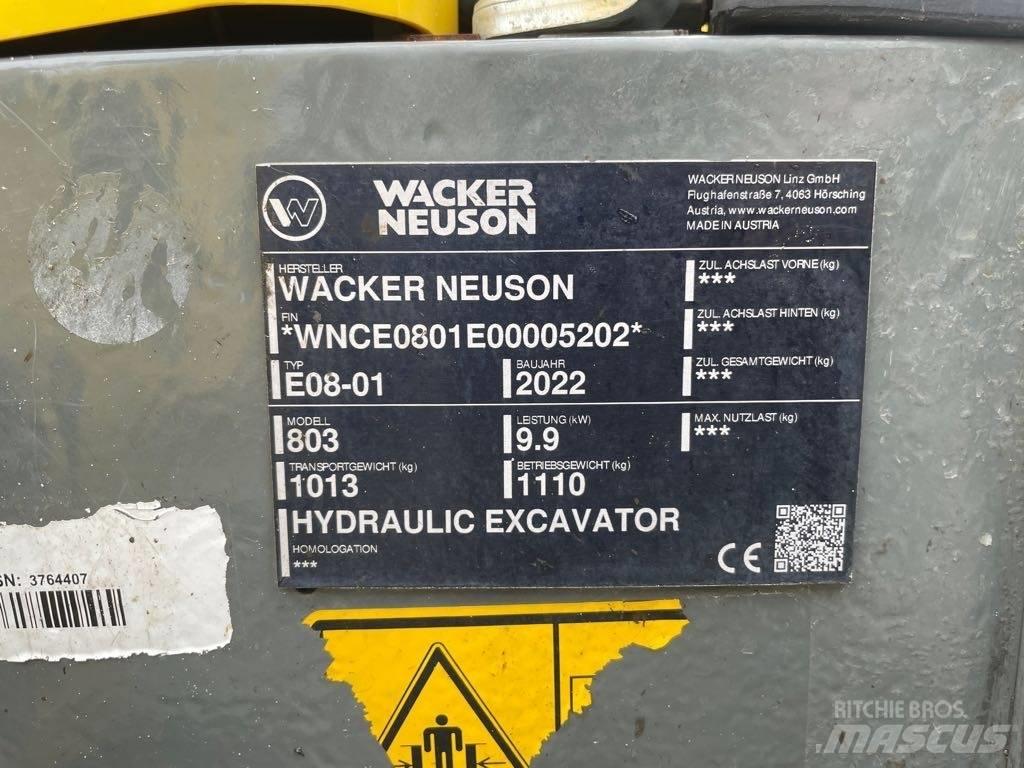 Wacker Neuson 803 Escavadoras de rastos