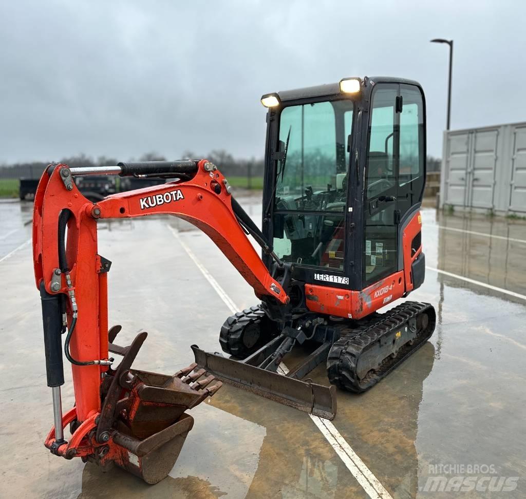 Kubota KX 018-4 Mini Escavadoras <7t