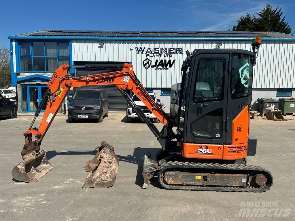 Hitachi ZX 26 U-6 Mini Escavadoras <7t
