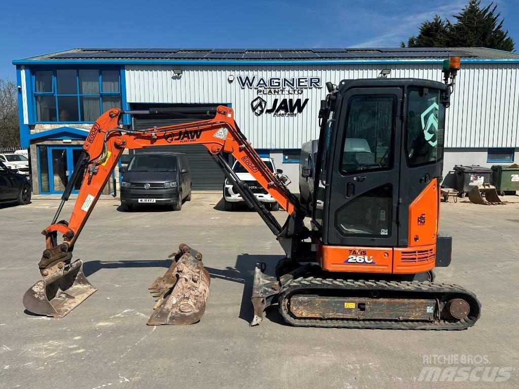 Hitachi ZX 26 U-6 Mini Escavadoras <7t