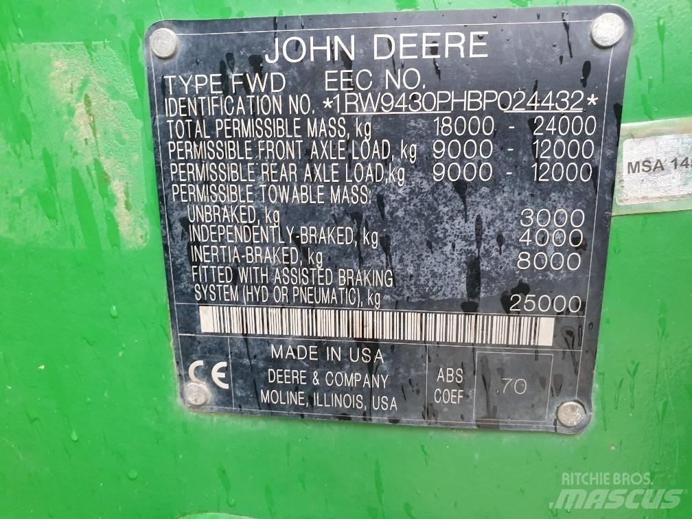 John Deere 9430 Tratores Agrícolas usados