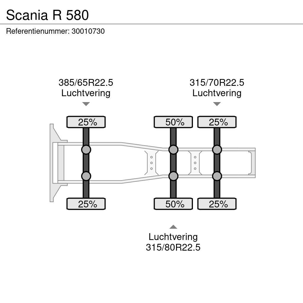 Scania R 580 Tractores (camiões)