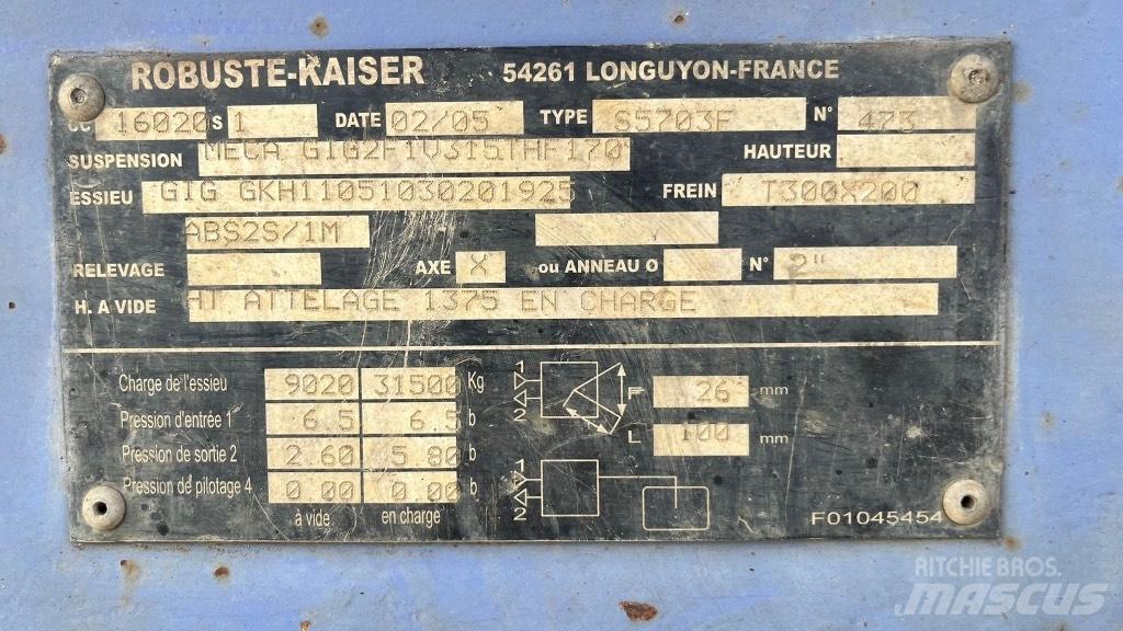 Kaiser TPSL Semi Reboques de Transporte Auto