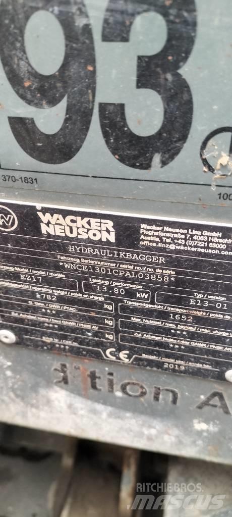 Wacker Neuson EZ 17 Mini Escavadoras <7t