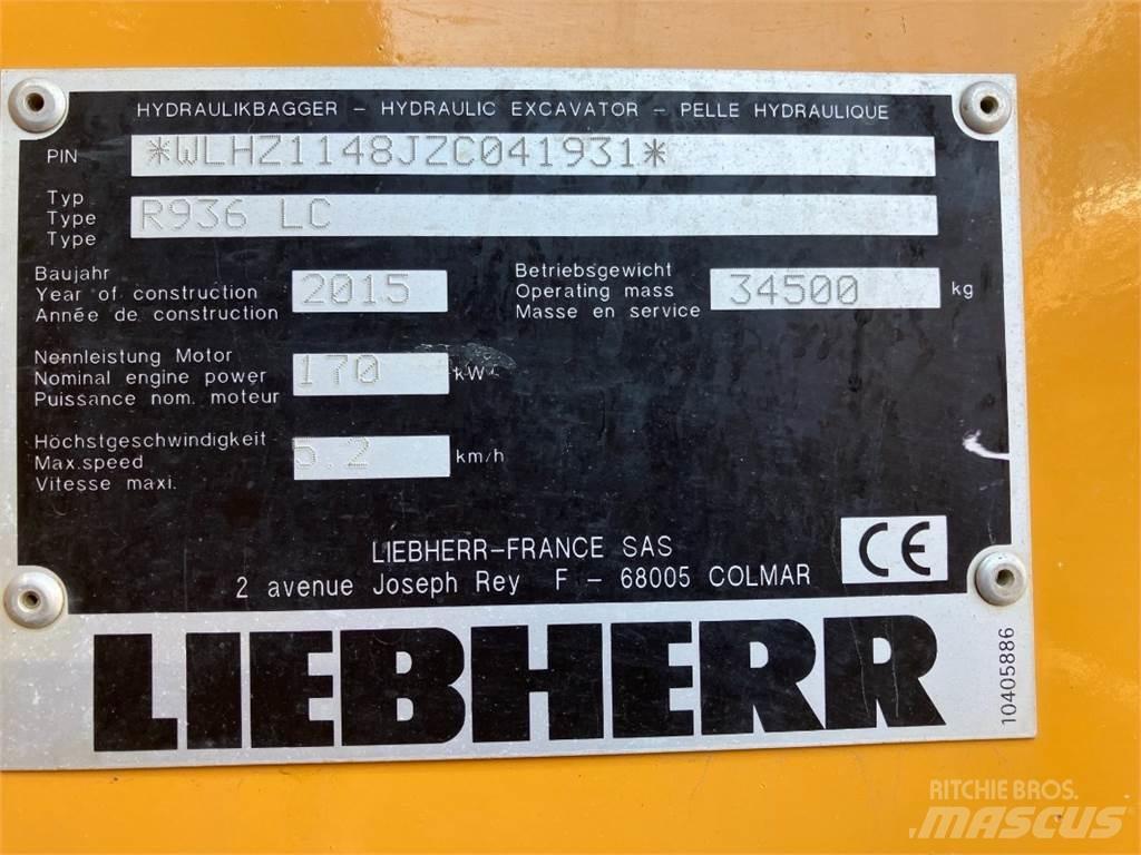 Liebherr R936 Escavadoras de rastos