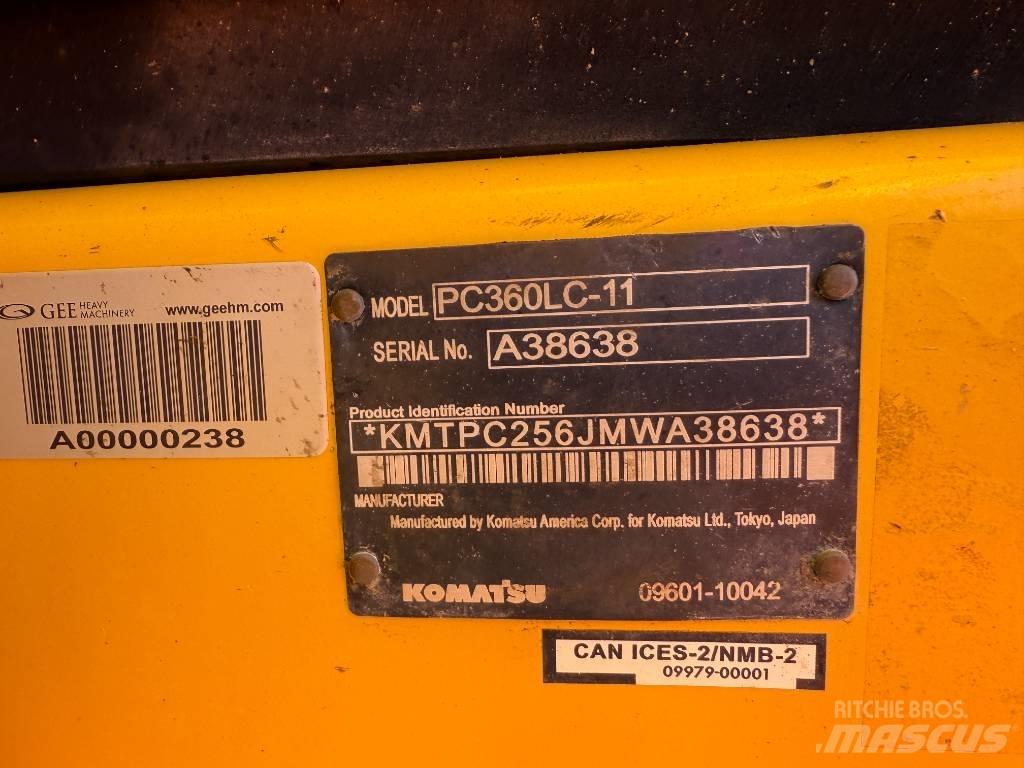 Komatsu PC360LC-11 Escavadoras de rastos
