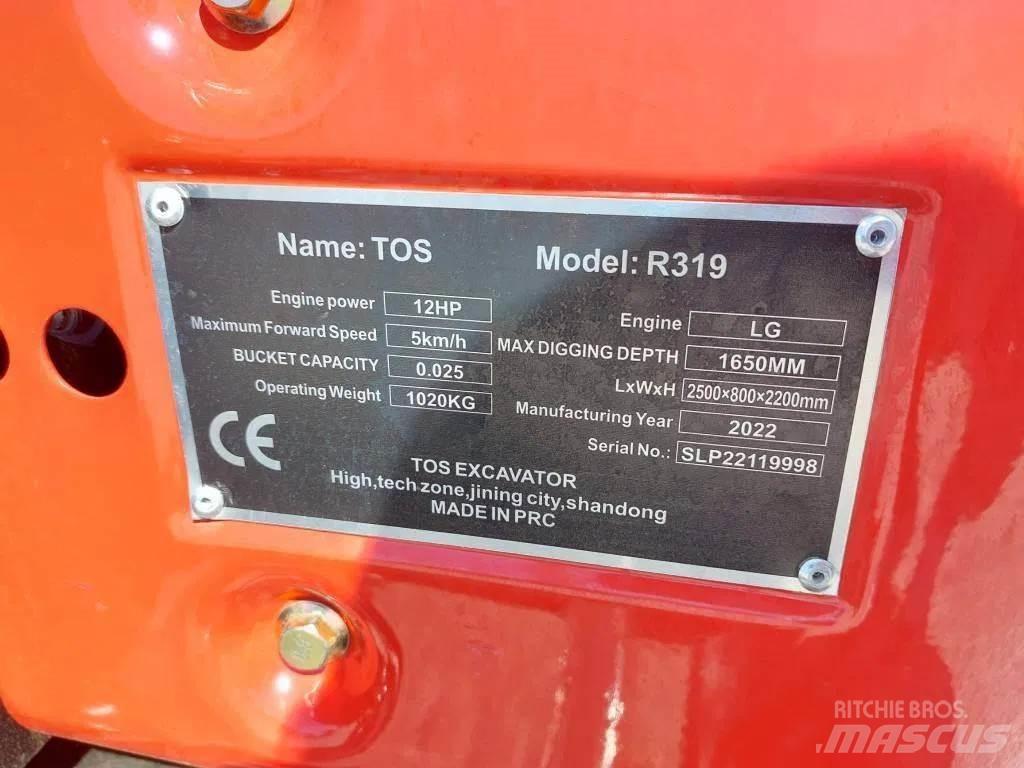 TOS R319 Mini Escavadoras <7t