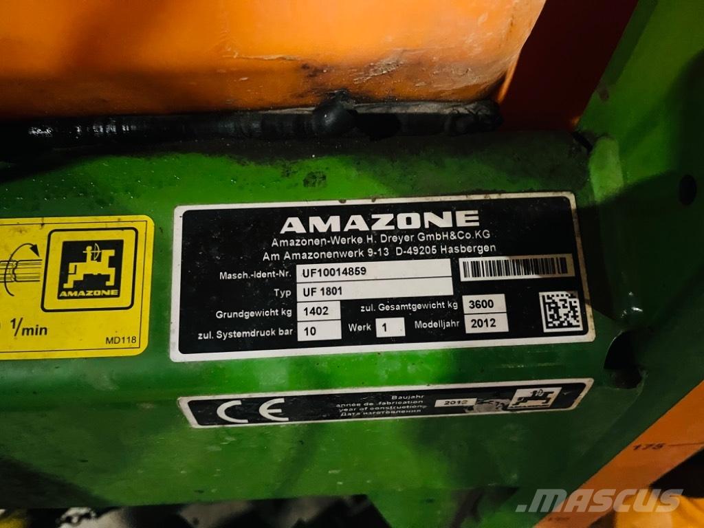 Amazone UF 1801 Pulverizadores montados