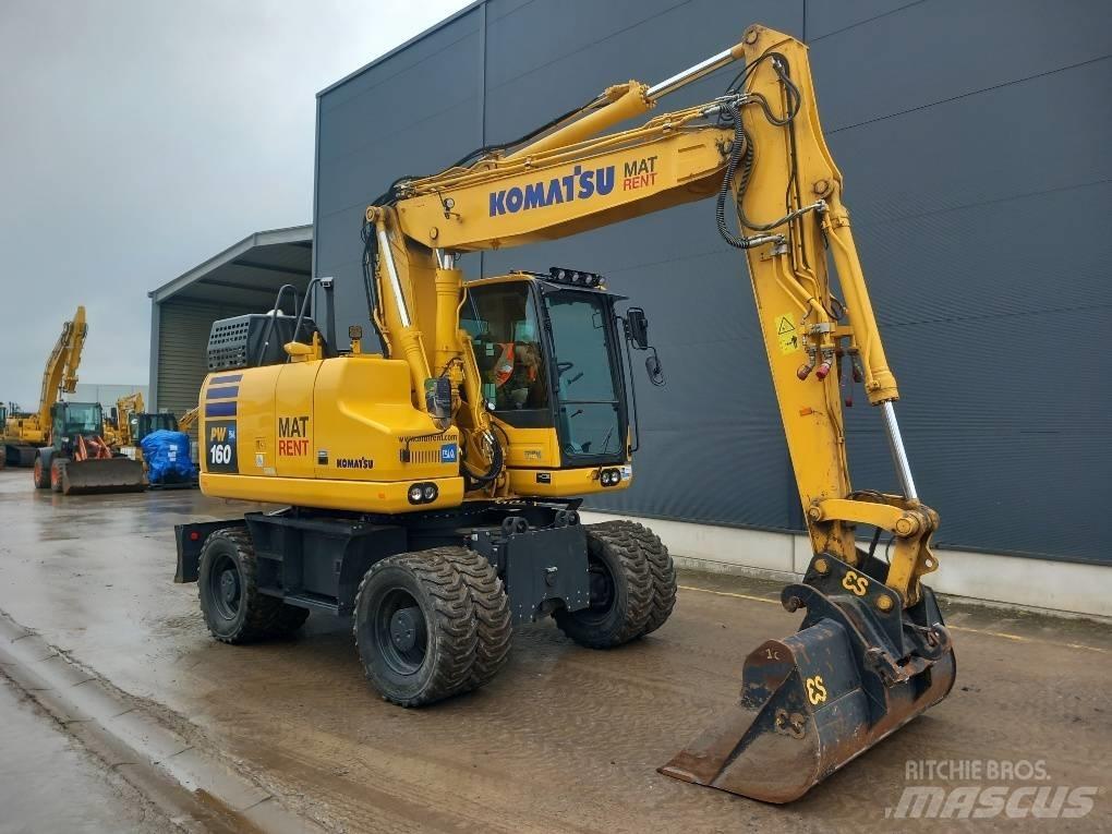 Komatsu PW160-11E0 Escavadoras de rodas