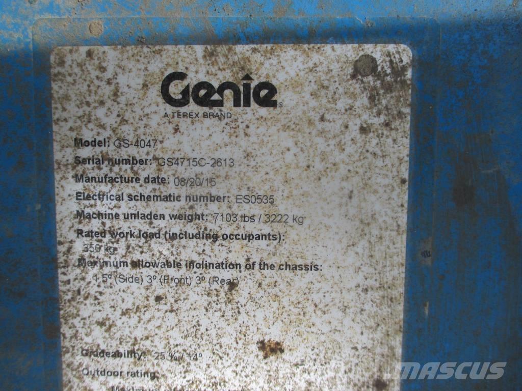 Genie GS 4047 Elevadores de tesoura
