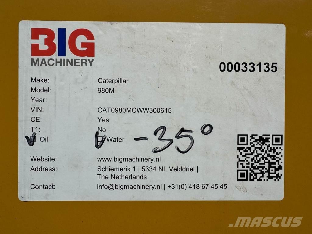 CAT 980M Pás carregadoras de rodas