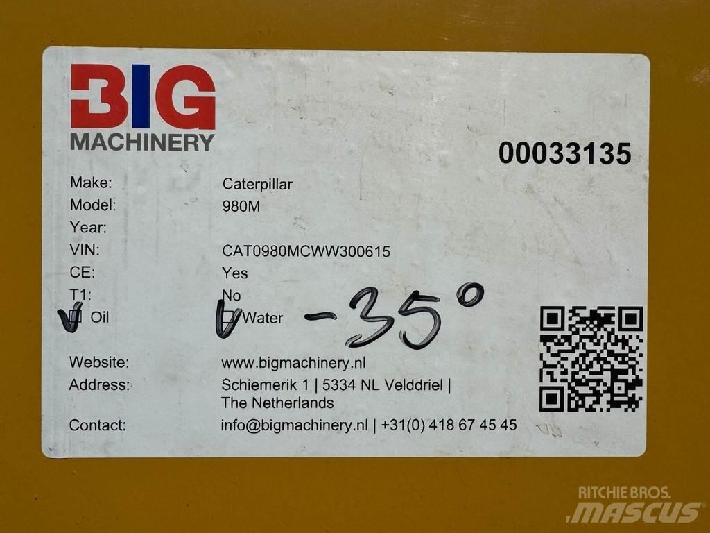 CAT 980M Pás carregadoras de rodas
