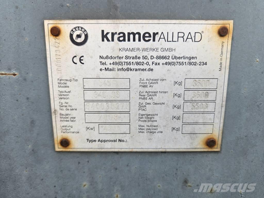 Kramer-allrad 750 Pás carregadoras de rodas