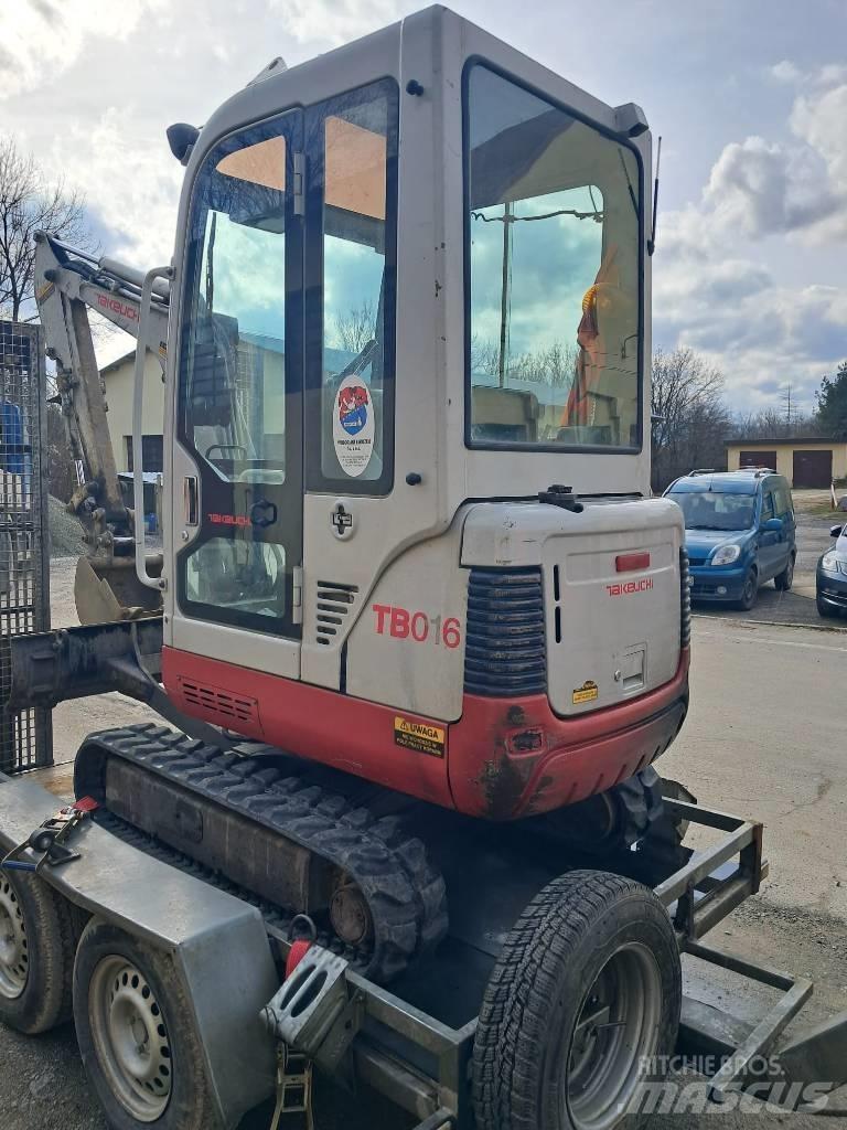 Takeuchi TB016 Mini Escavadoras <7t