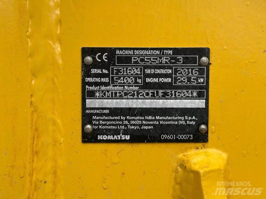 Komatsu PC55-MR3 Mini Escavadoras <7t