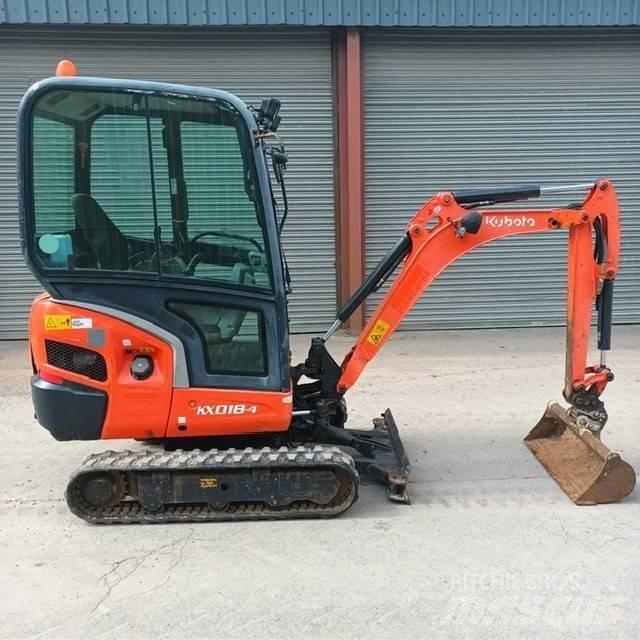 Kubota KX 018-4 Mini Escavadoras <7t