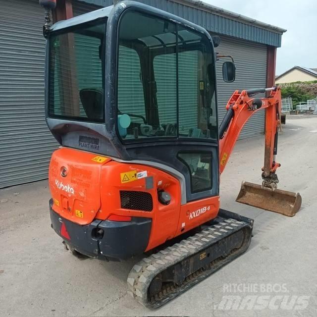 Kubota KX 018-4 Mini Escavadoras <7t