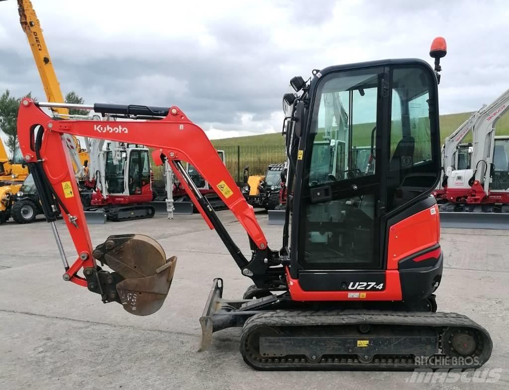 Kubota U27-4 Mini Escavadoras <7t