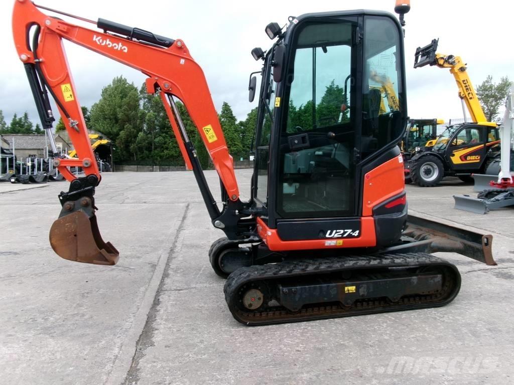 Kubota U27-4 Mini Escavadoras <7t