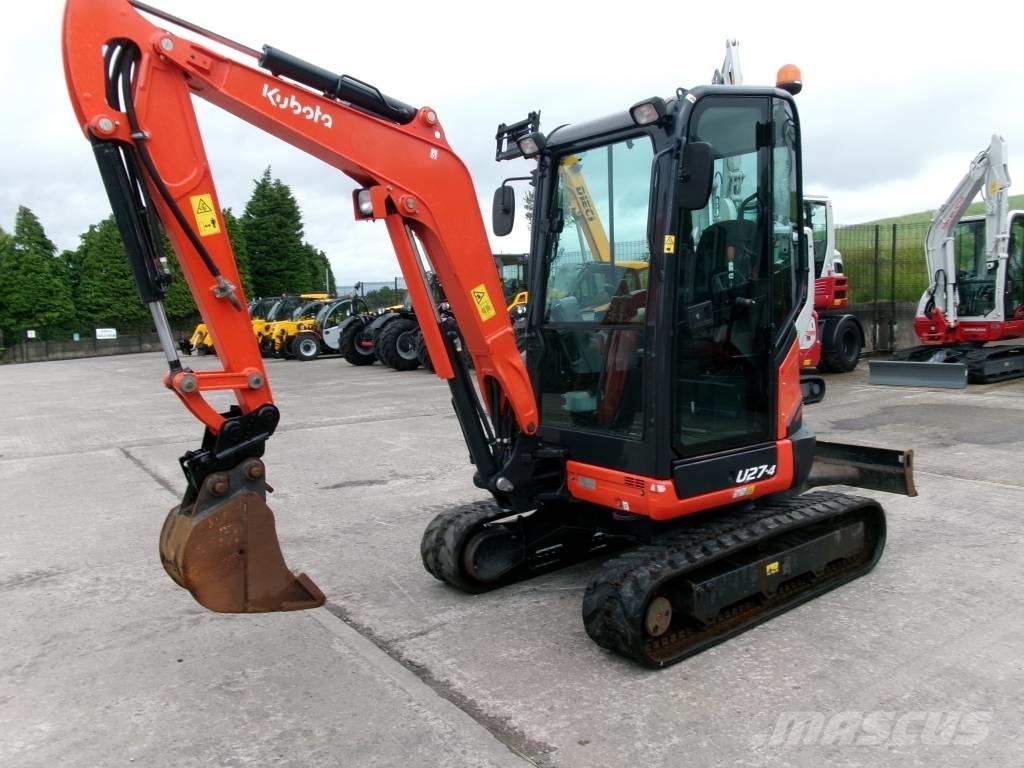 Kubota U27-4 Mini Escavadoras <7t