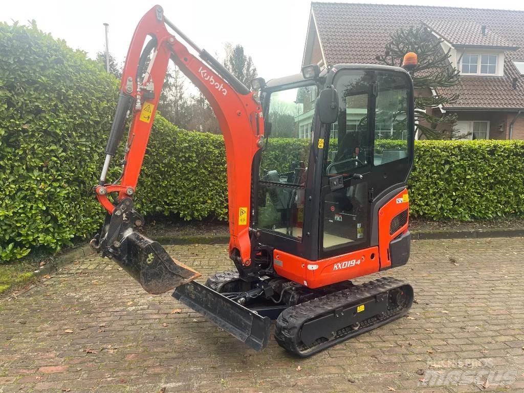 Kubota Kx019 Mini Escavadoras <7t